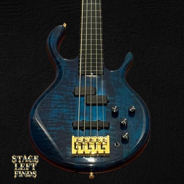 Pedulla Pentabuzz Arctic Blue AAA Flame Maple Mike Pedulla
