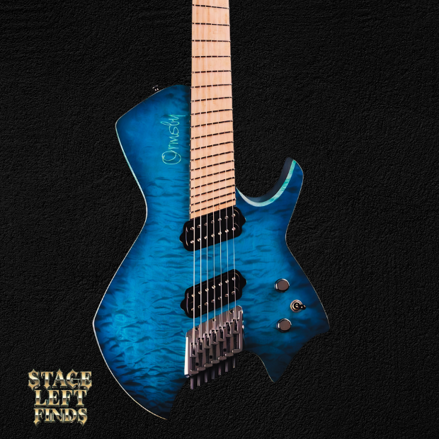 2024 Ormsby Single Cut Blue Quilt 7-String Multiscale