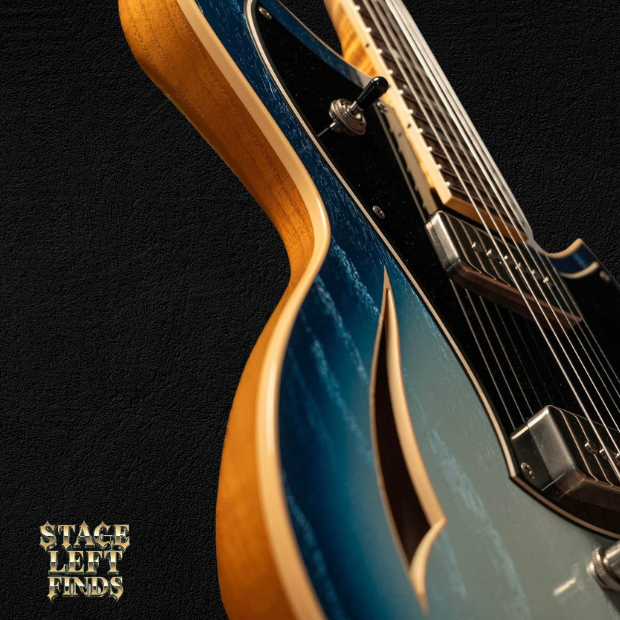 Novo Mirus Lake Sonic Burst, Amber Back and Sides P90 Pickups