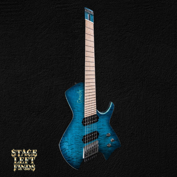 2024 Ormsby Single Cut Blue Quilt 7-String Multiscale