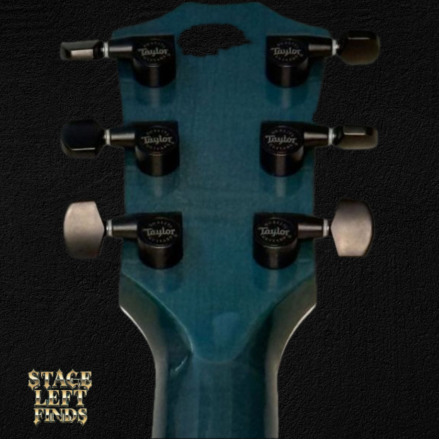 Taylor 614ce 1 of 1 Custom Koi Blue Grand Auditorium V Class ES2 OHSC Black Hardware