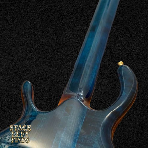 Pedulla Pentabuzz Arctic Blue AAA Flame Maple Mike Pedulla