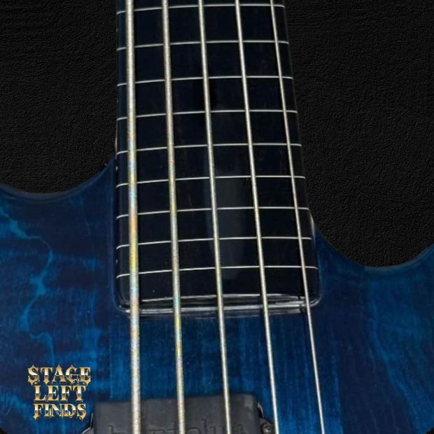 Pedulla Pentabuzz Arctic Blue AAA Flame Maple Mike Pedulla