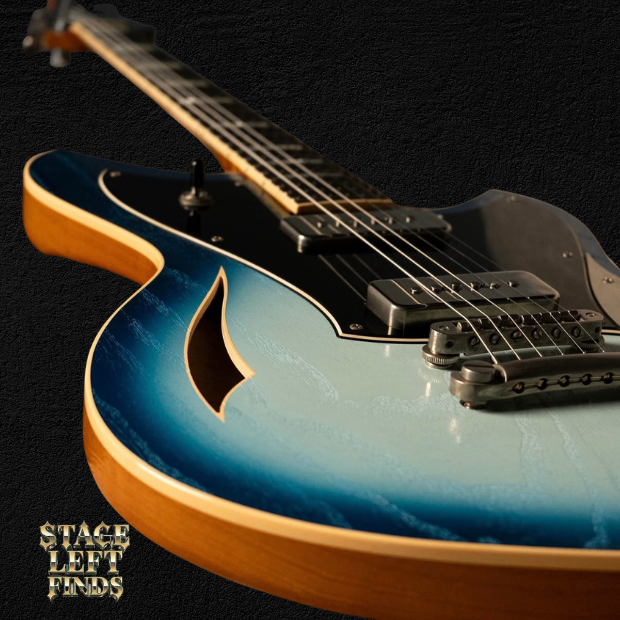 Novo Mirus Lake Sonic Burst, Amber Back and Sides P90 Pickups