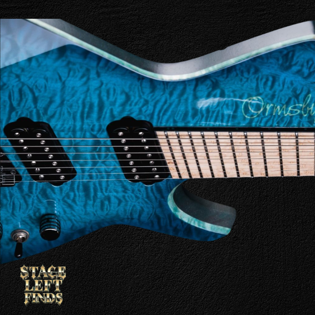 2024 Ormsby Single Cut Blue Quilt 7-String Multiscale
