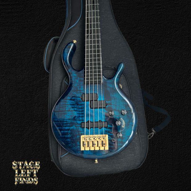 Pedulla Pentabuzz Arctic Blue AAA Flame Maple Mike Pedulla