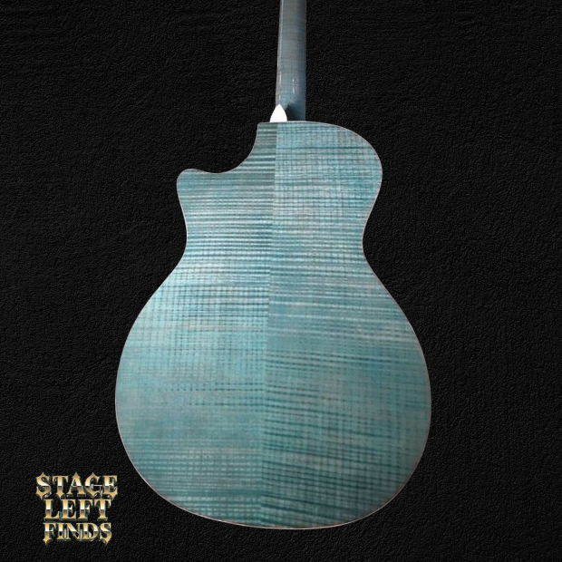 Taylor 614ce 1 of 1 Custom Koi Blue Grand Auditorium V Class ES2 OHSC Black Hardware